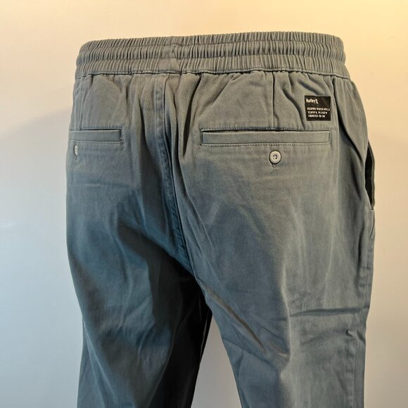 Hurley Men's Smoke Grey Outsider Icon Straight Joggers - Size Medium - Picture 4 of 6
